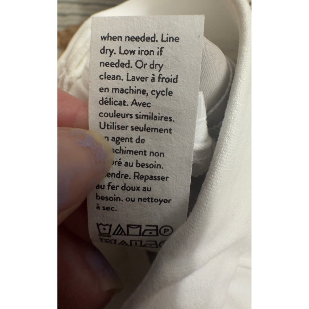 Spanx The Perfect Pant Wide Leg Off White High Rise Trousers Large New - Picture 8 of 9